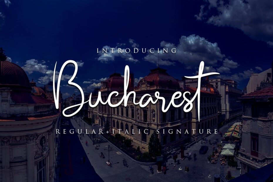 Bucharest Font - Featured Image
