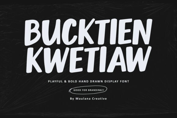 Bucktien Kwetiaw Font - Featured Image