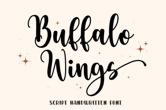 Buffalo Wings Font - Featured Image