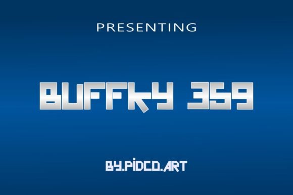 Buffky 359 Font - Featured Image