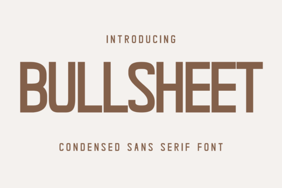 Bullsheet Font - Featured Image
