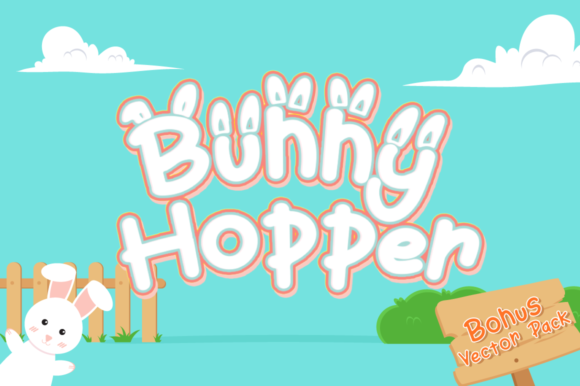 Bunny Hopper Font - Featured Image