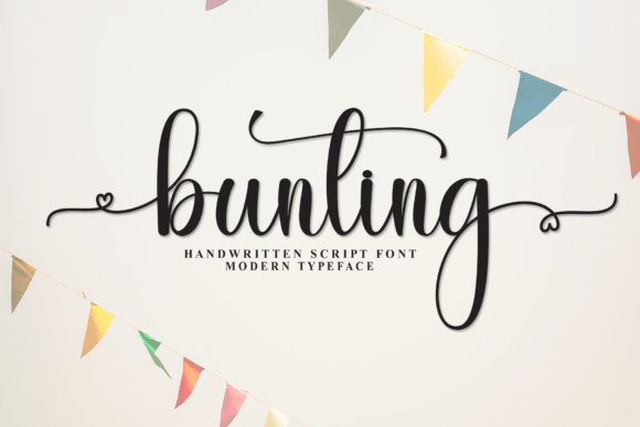 Bunting Font - Featured Image