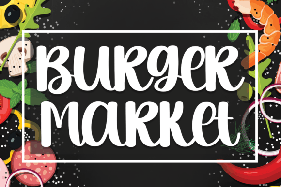 Burger Market Font - Featured Image