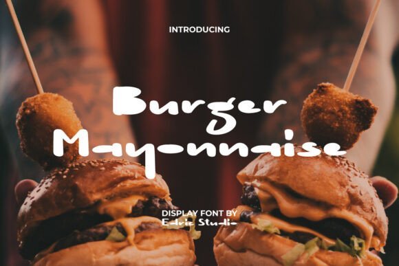 Burger Mayonnaise Font - Featured Image