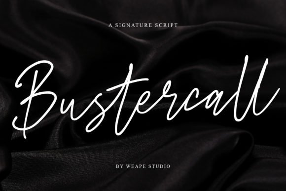 Bustercall Font - Featured Image