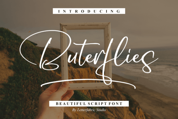 Buterflies Font - Featured Image