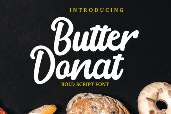 Butter Donat Font - Featured Image