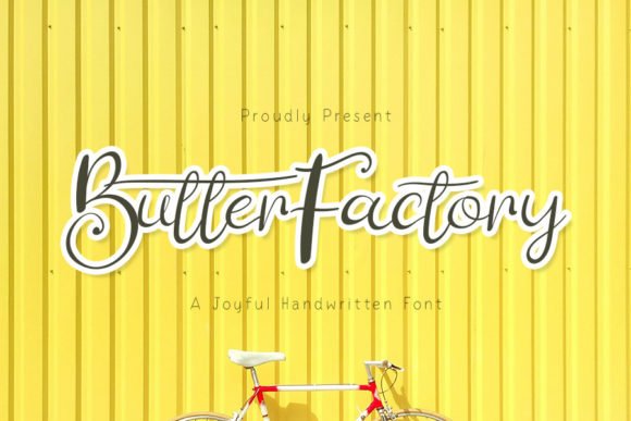 Butter Factory Font - Featured Image