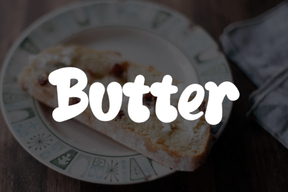 Butter Font - Featured Image
