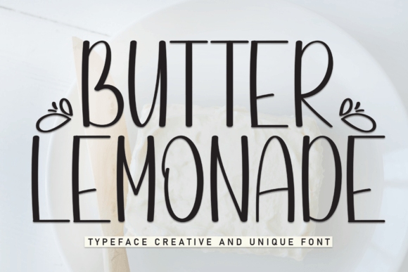 Butter Lemonade Font - Featured Image