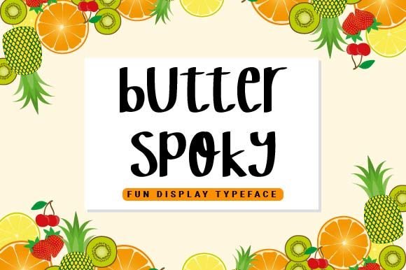 Butter Spoky Font - Featured Image