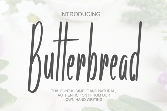 Butterbread Font - Featured Image