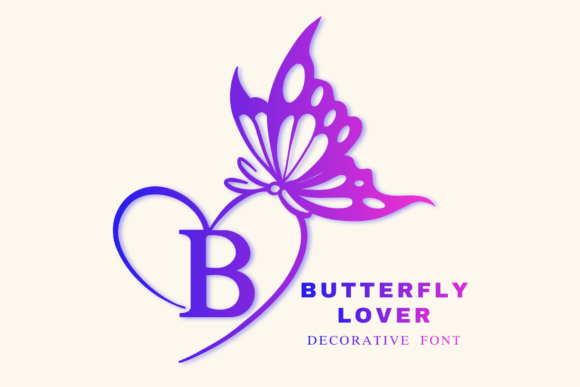 Butterfly Lover Font - Featured Image