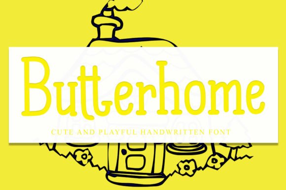 Butterhome Font - Featured Image
