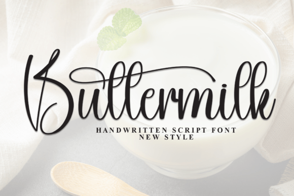 Buttermilk Font - Featured Image