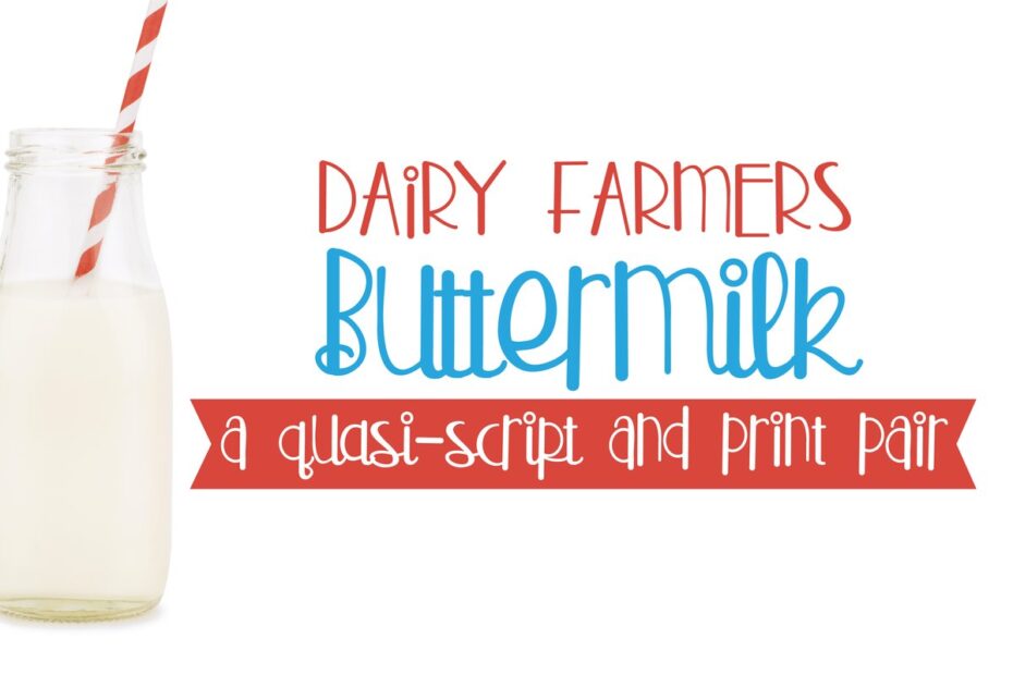 Buttermilk Font - Featured Image