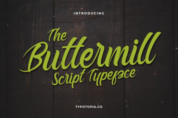 Buttermill Font - Featured Image