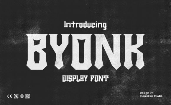 Byonk Font - Featured Image