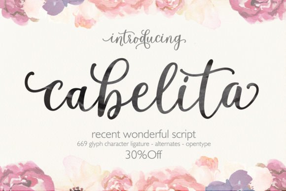 Cabelita Script Font - Featured Image