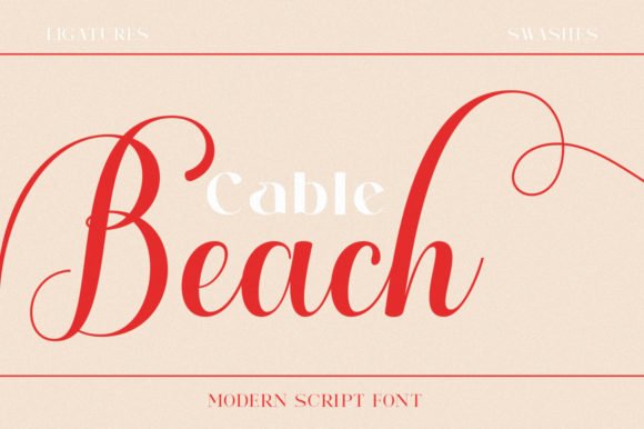 Cable Beach Font - Featured Image