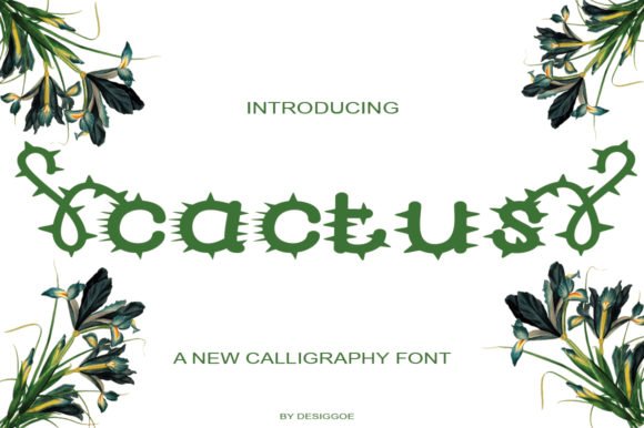 Cactus Font - Featured Image