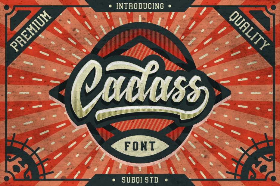 Cadass Font - Featured Image