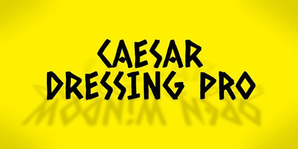 Caesar Dressing Pro Font - Featured Image