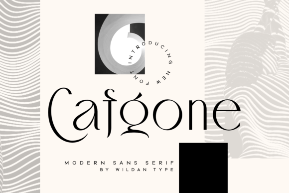 Cafgone Font - Featured Image