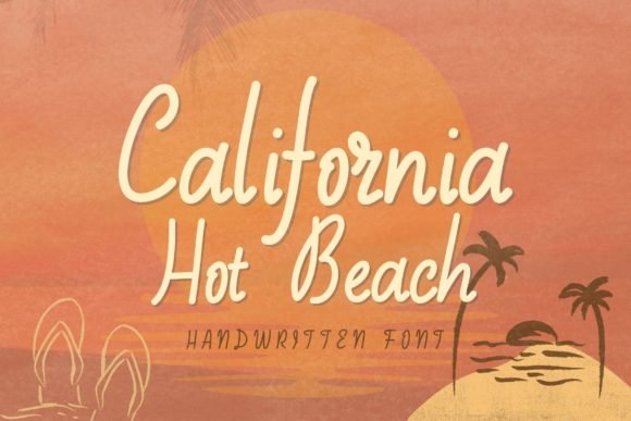 California Hot Beach Font - Featured Image