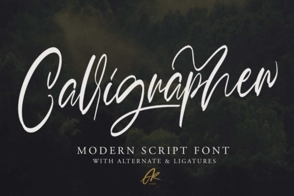 Calligrapher Font - Featured Image