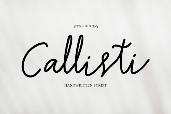 Callisti Font - Featured Image