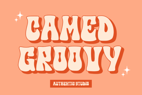 Camed Groovy Font - Featured Image