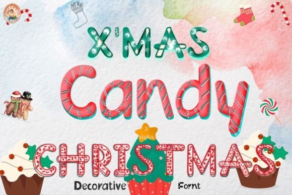 Candy Christmas Font - Featured Image