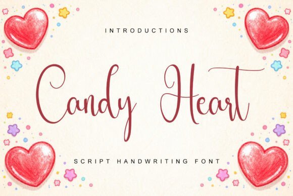 Candy Heart Font - Featured Image
