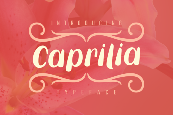 Caprilia Font - Featured Image