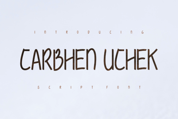 Carbhen Uchek Font - Featured Image