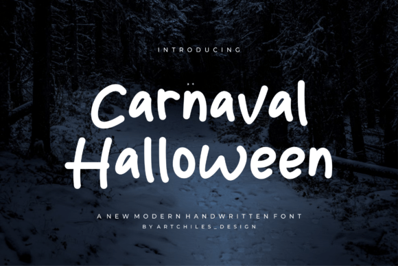 Carnaval Halloween Font - Featured Image