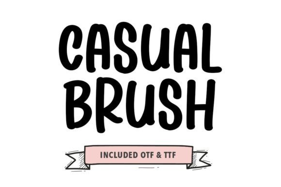 Casual Brush Font - Featured Image