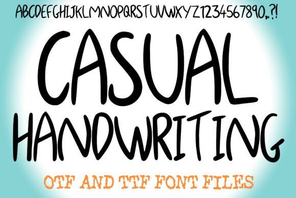 Casual Handwriting Font - Featured Image