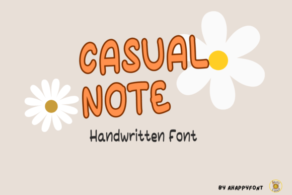 Casual Note Font - Featured Image
