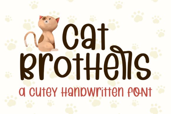 Cat Brothers Font - Featured Image