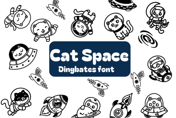 Cat Space Font - Featured Image