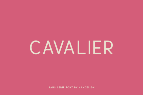 Cavalier Font - Featured Image