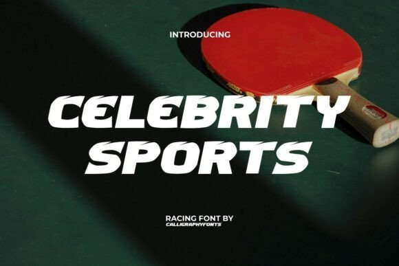 Celebrity Sports Font - Featured Image