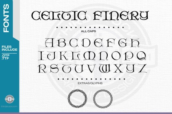 Celtic Finery Font - Featured Image