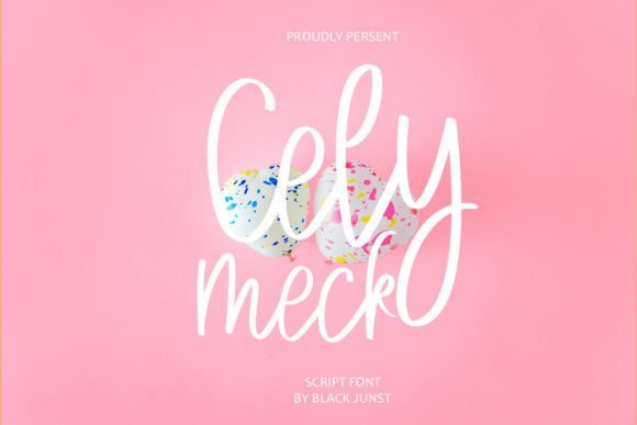 Cely Meck Font - Featured Image