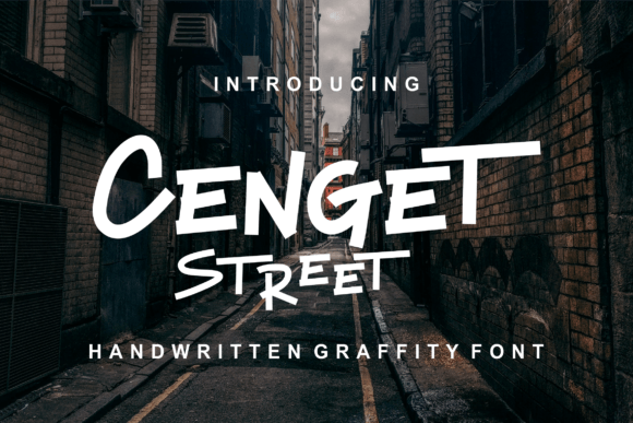 Cenget Street Font - Featured Image