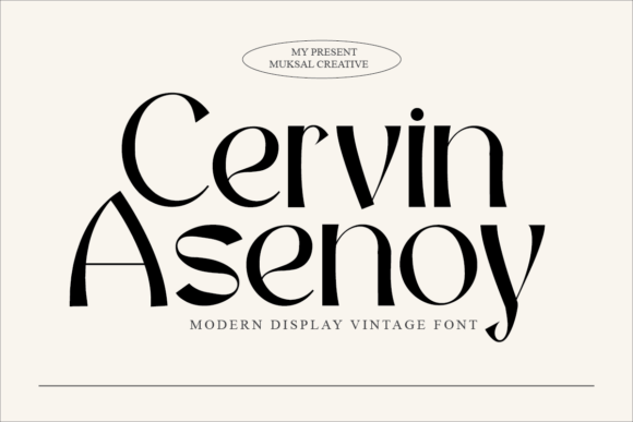 Cervin Asenoy Font - Featured Image