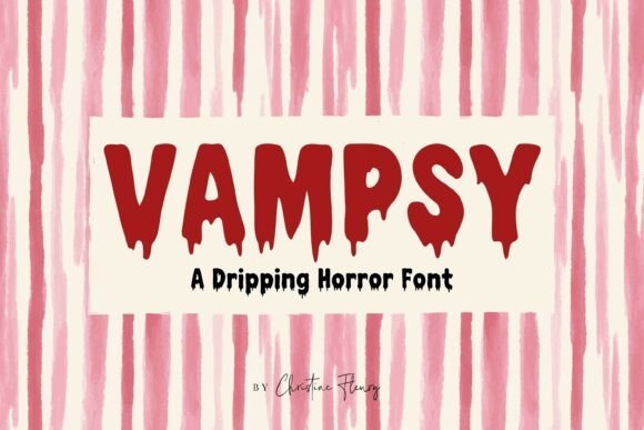Cf Vampsy Font - Featured Image
